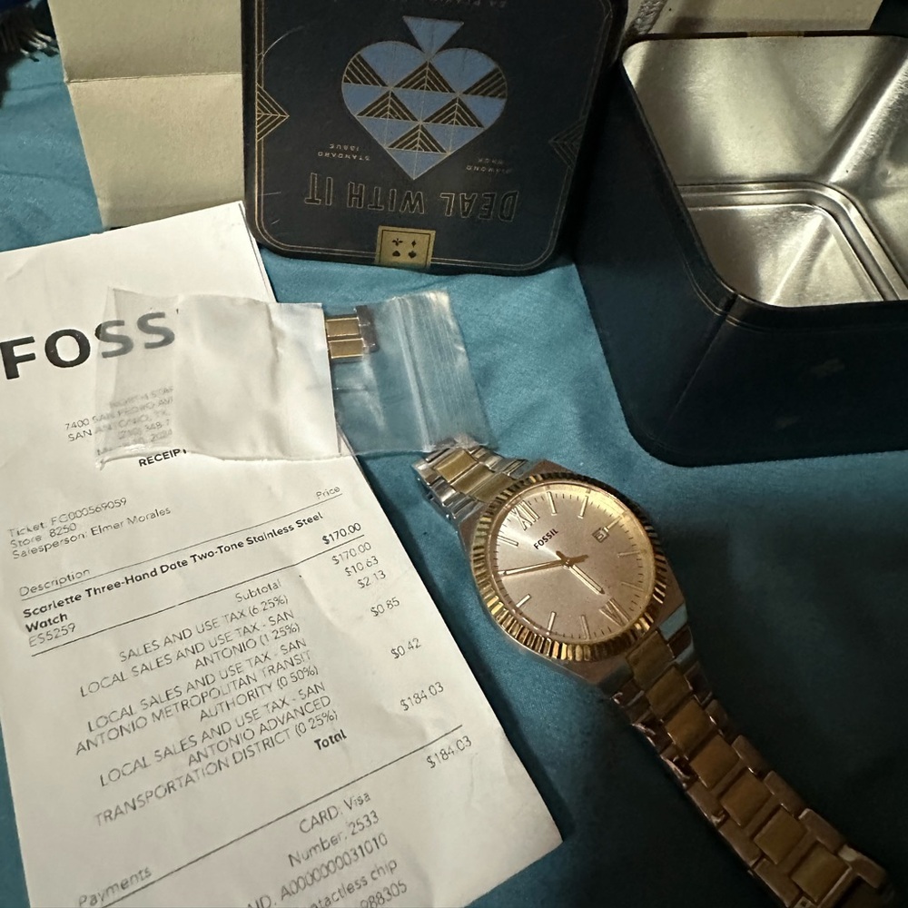 Fossil stainless steel